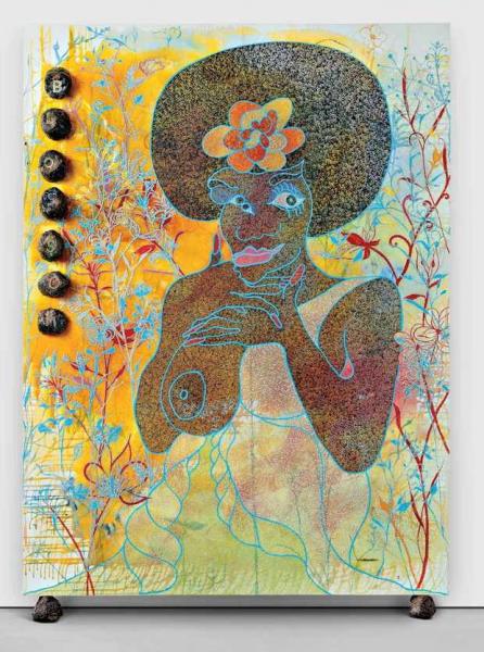 Fél milliárd forintért kelhet el Chris Ofili 