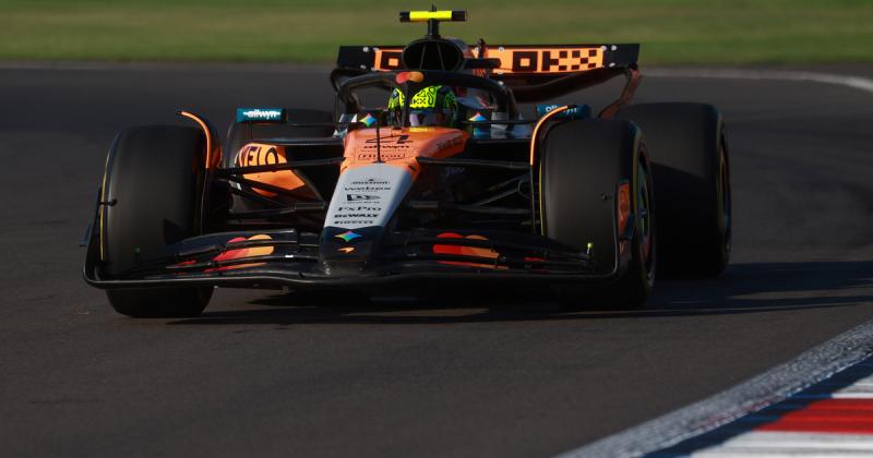Lando Norris kiemelkedett a mexikói harmadik szabadedzés során, és ő lett a leggyorsabb pilóta.